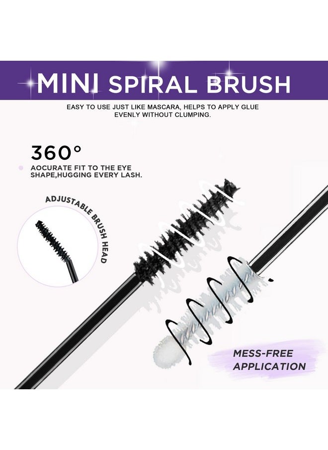 Lash Bond And Seal Waterproof 10Ml Lash Cluster Glue For Eyelash Clusters Bond And Seal Lash Glue 2 In 1 Eyelash Glue Diy At Home Hold 48-72 Hours