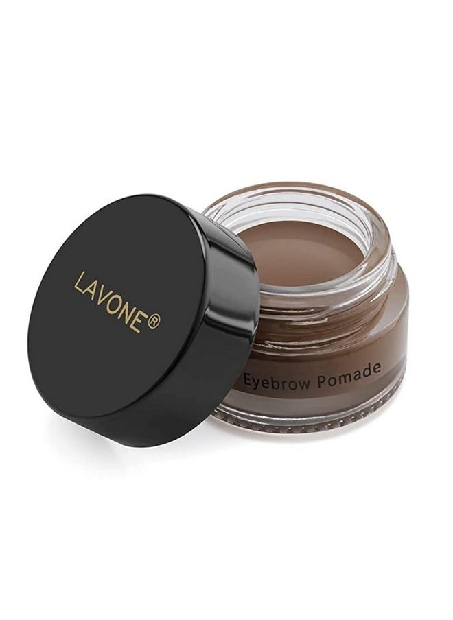 Eyebrow Pomade - Waterproof Brow Pomade For Long-Lasting Results,Smudge Proof And Sweat Resistant Formula,Natural Eyebrow Makeup For All Skin Types And Tones - Dark Brown