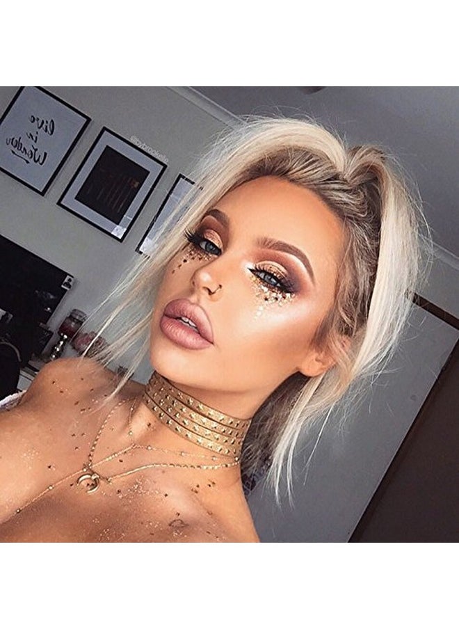Biodegradable Chunky Glitter // Karizma Beauty Gold Bio Glitter Eco Glitter Face Glitter Festival Chunky 10G