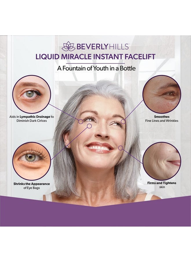 Instant Facelift Anti Aging Eye Serum Treatment For Dark Circles, Puffy Eyes, Wrinkles, Under Eye Bags, Fine Lines, And Crows Feet | 30Ml (120 Days Supply)