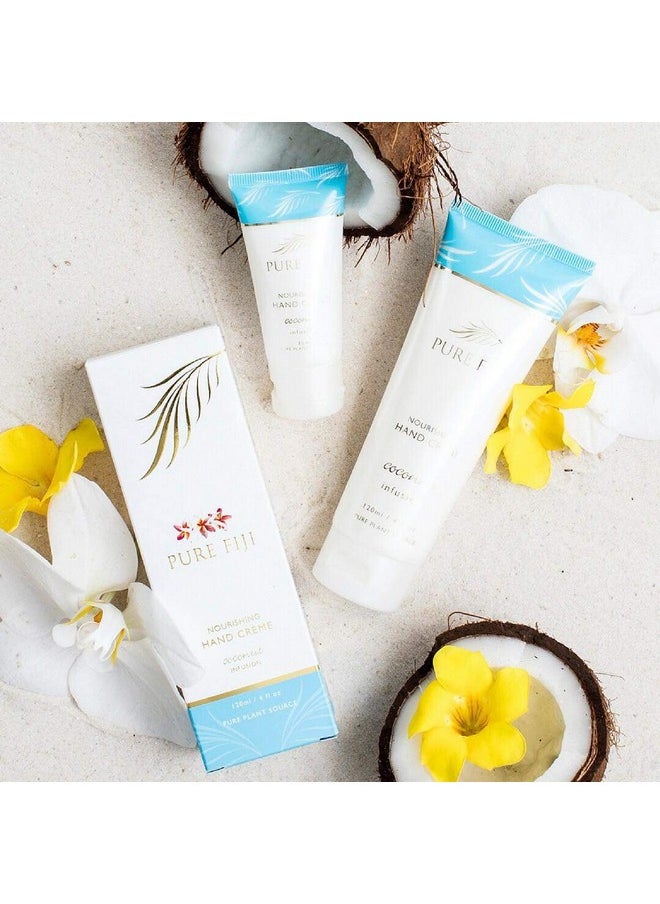 Nourishing Hand Cream - Deep Moisturizing Hand Cream For Women And Man, Hand Lotion For Dry Hands - 24 Hour Moisture, Organic Ingredients, Coconut, 4 Oz