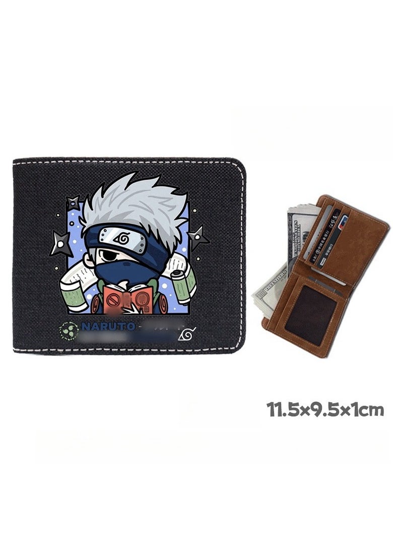 New Naruto Printed Waterproof Wallet