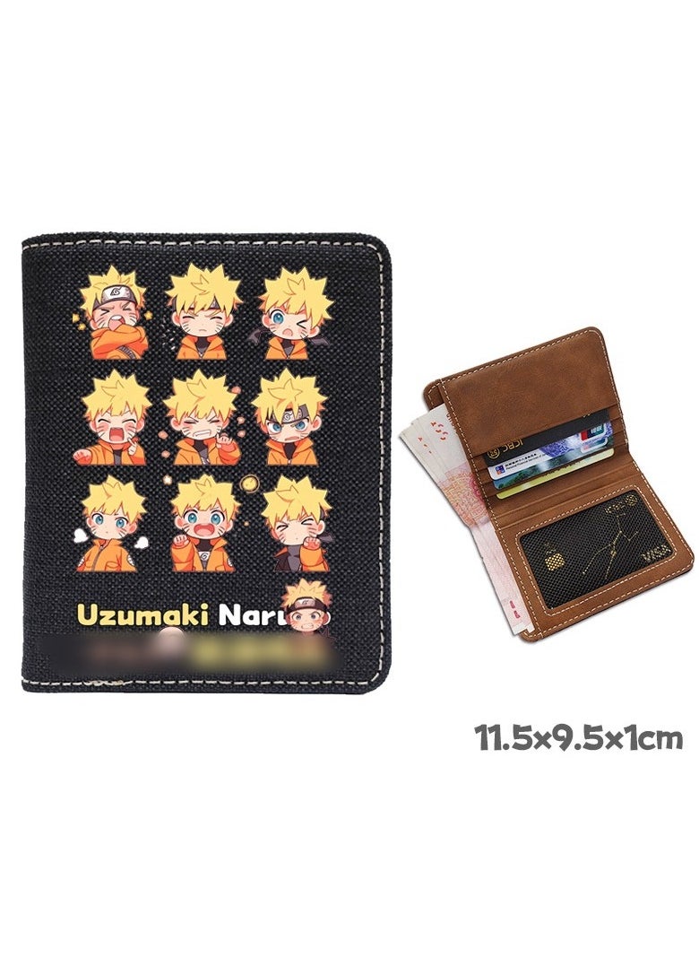 New Naruto Printed Waterproof Wallet