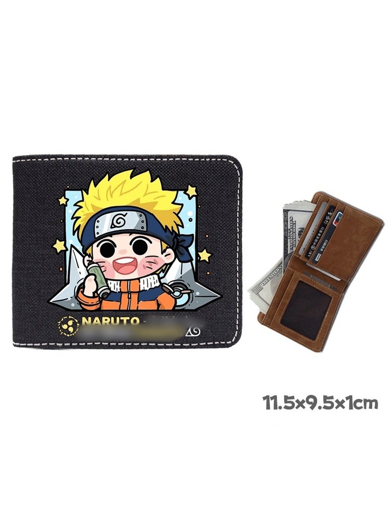 New Naruto Printed Waterproof Wallet