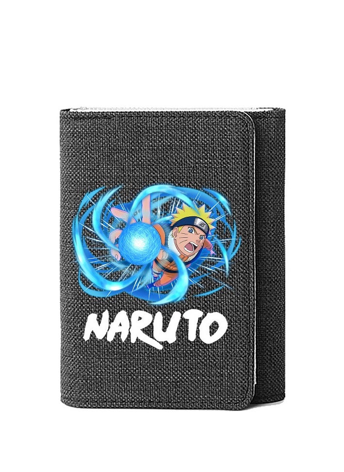 New Naruto Printed Waterproof Wallet