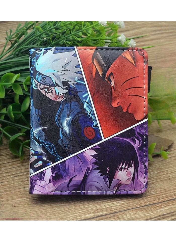 New Naruto Printed Waterproof Wallet