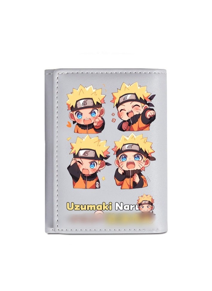 New Naruto Printed Waterproof Wallet