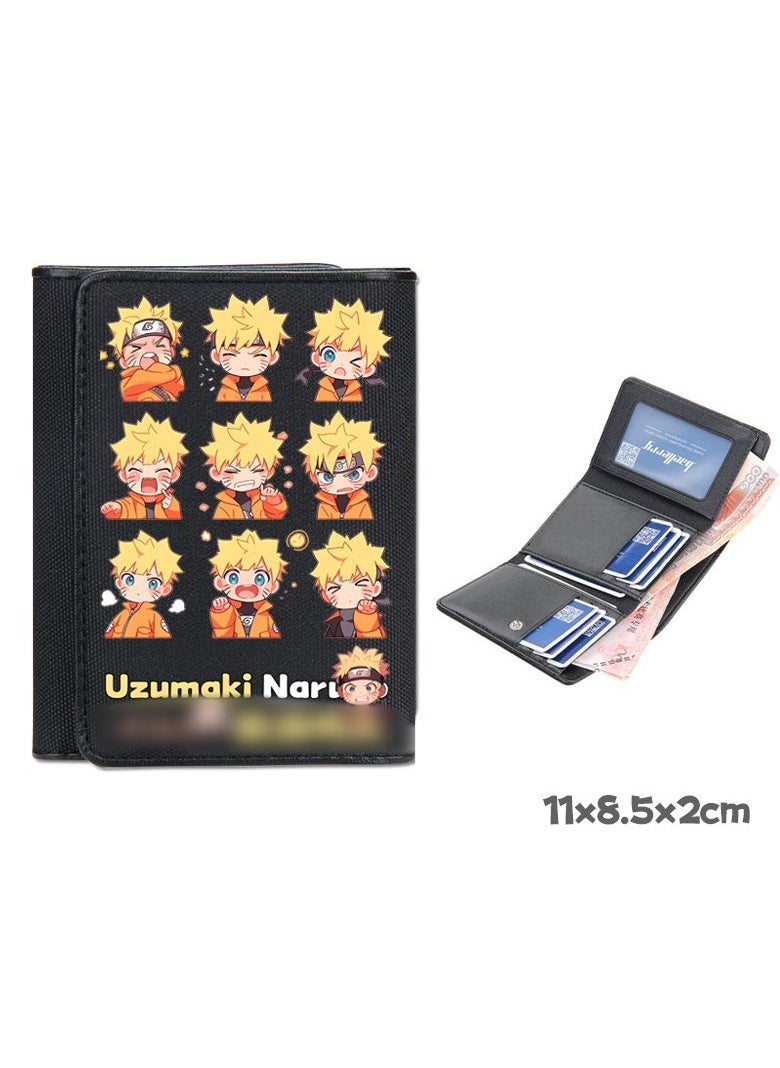 New Naruto Printed Waterproof Wallet