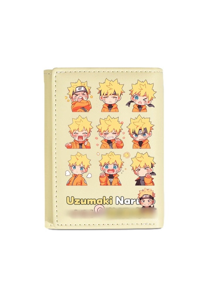 New Naruto Printed Waterproof Wallet