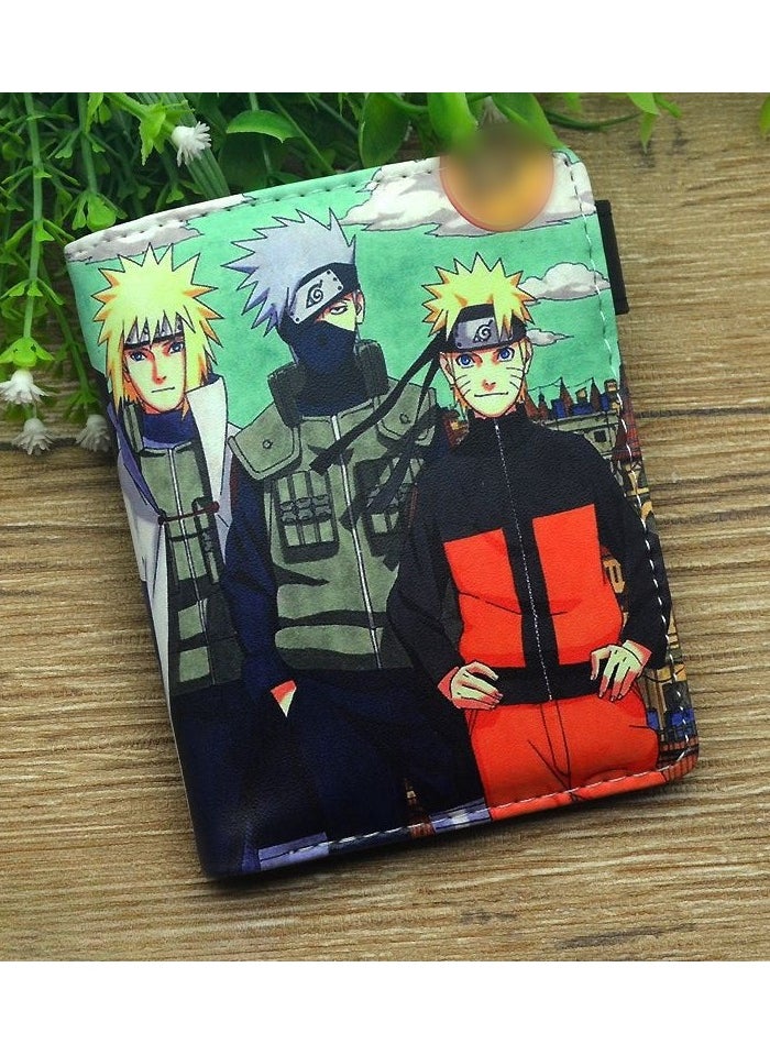 New Naruto Printed Waterproof Wallet