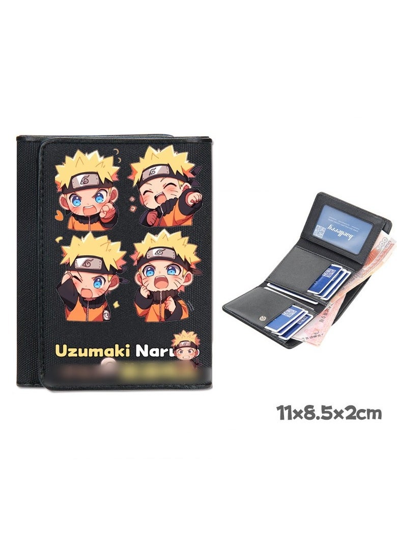 New Naruto Printed Waterproof Wallet