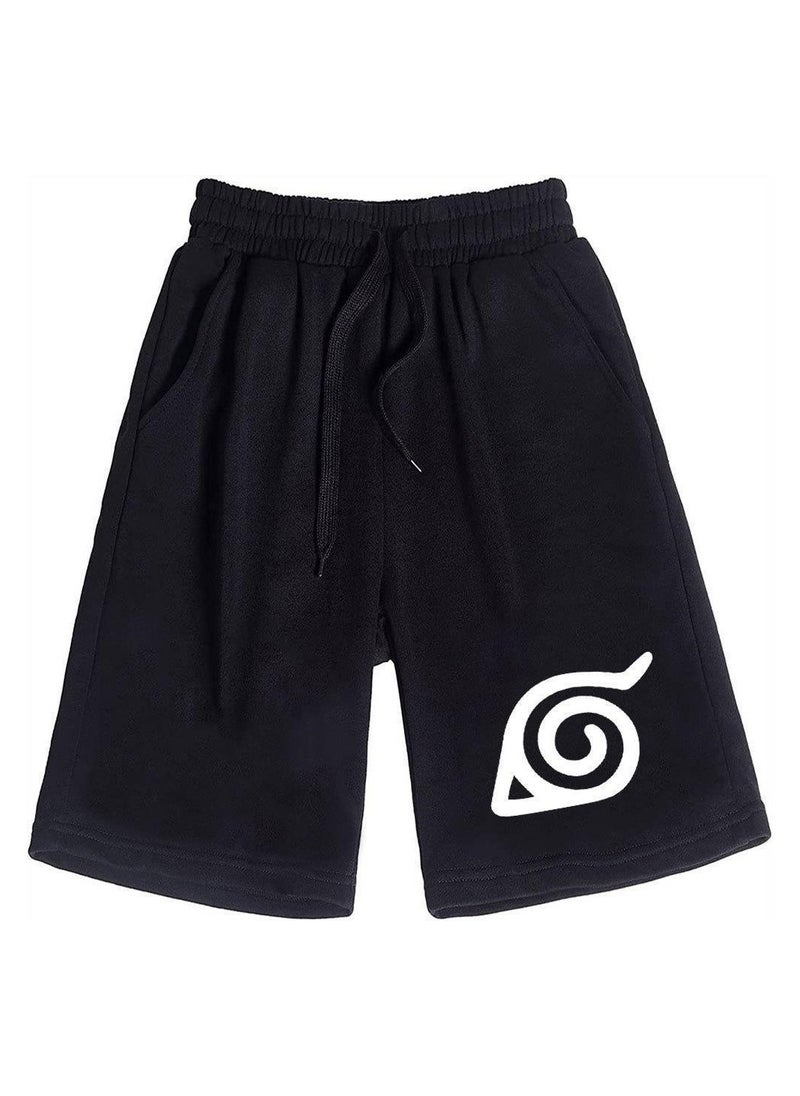 New Naruto 2000D Digital Printed Dragon Ball Double Layer Shorts