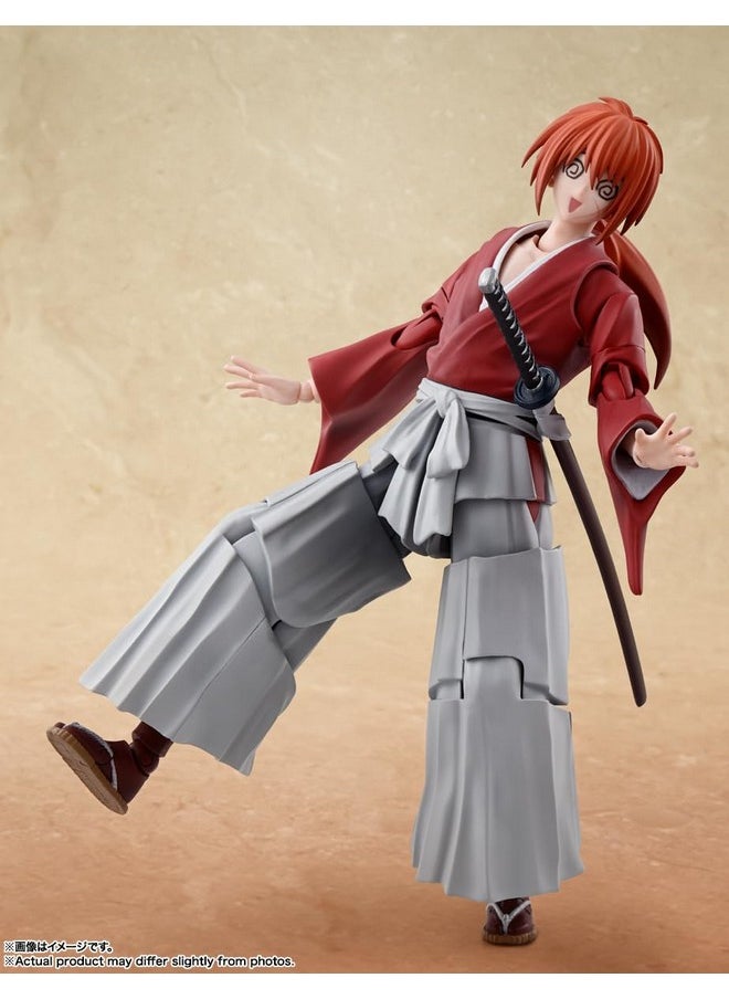 - Rurouni Kenshin: Meiji Swordsman Romantic Story - Kenshin Himura, Bandai Spirits S.H.Figuarts Action Figure