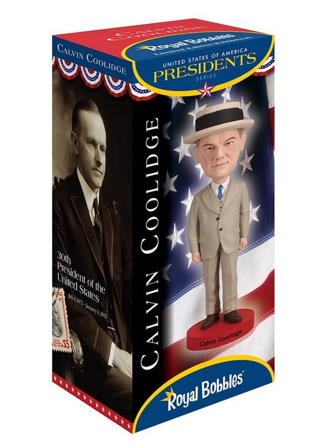 Calvin Coolidge Collectible Bobblehead Statue