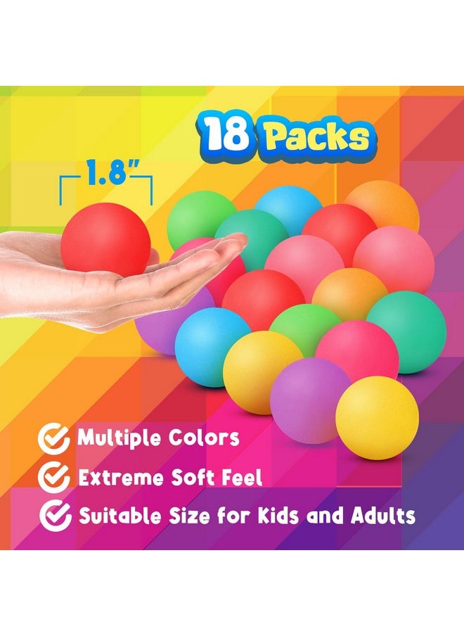 Squishy Stress Balls Fidget Toys: 18 Pack Mini Stress Balls For Kids And Adults, Soft Dough Balls Squishy Fidget Toys, Slow Rising Squishy Ball For Classroom Prize, Gifts Christmas Stocking Stuffers