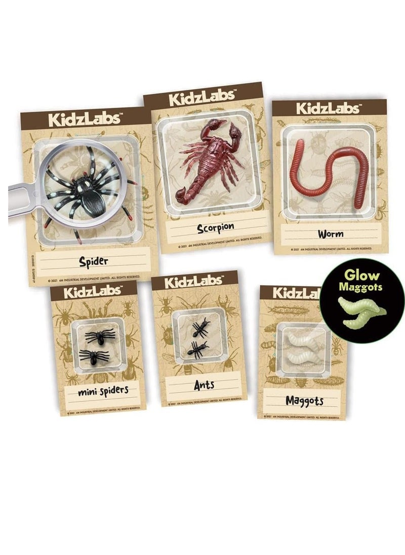 KidzLabs-Creepy Crawlies Digging Kit, Mixed Colours