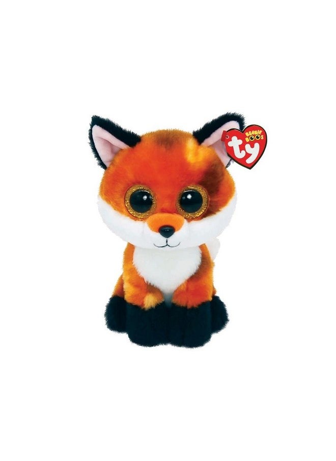 - Beanie Boo'S - Meadow The Fox Soft Toy, 15 Cm, Tricolour, Ty36379