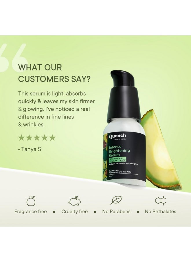 Quench 2% Niacinamide Intense Brightening Korean Serum For Pigmentation And Dark Spots | Serum For Face | Enhances Skin Texture | Reduces Fine Lines | Made In Korea (30Ml)