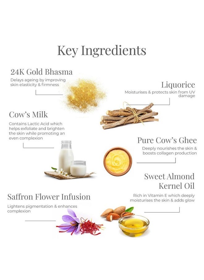 Facial Serum | Advanced Soundarya With 24K Gold | Ayurvedic Anti Ageing Properties | Clinically Tested | For Pigmentation Fine Lines & Dark Spots