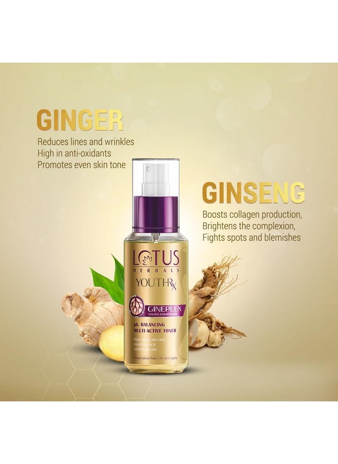 Youth Rx Ph Balancing Multi Active Toner, 100Ml, Golden (50000065)