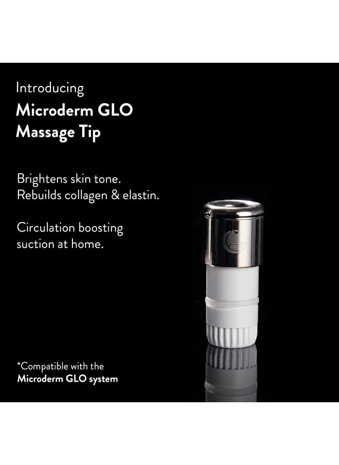 Premium Diamond Microdermabrasion Tips By Microderm Glo - Medical Grade Stainless Steel Accessories, Patented Safe3D Technology, Safe For All Skin Types. (Massage)