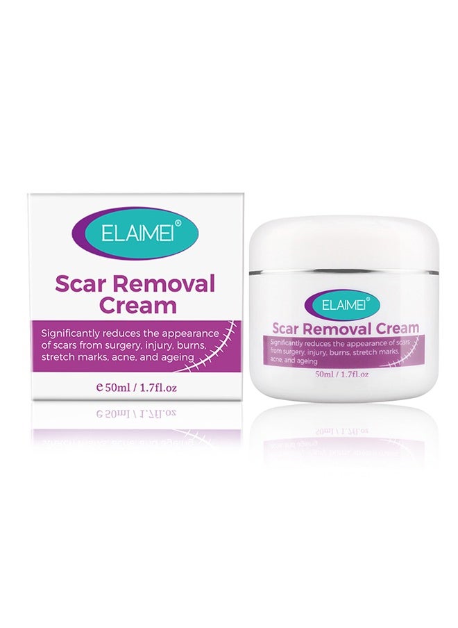 Scar Removal Cream, Significantly reduces the appearance of scars from surgery,injury,burns,stretch marks,acne,and ageing,Fade Scald Scar Surgical Repair Cream, Scar Cream for scald Caesarean section scar cream for surgery scar cream 50ml