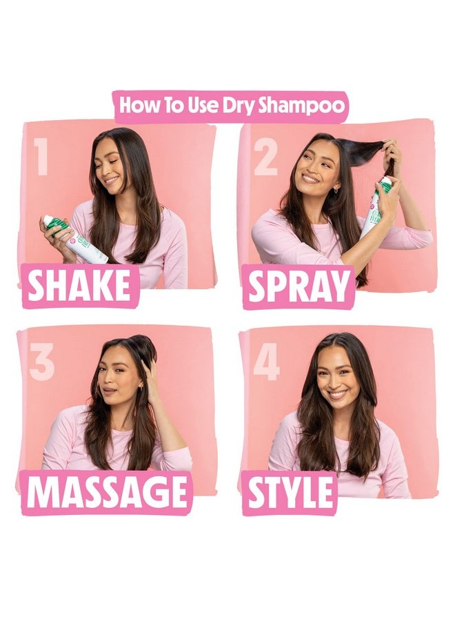 Plump For Joy Dry Shampoo - (4-Pack) 7 Oz - Dry Shampoo Instantly Absorbs Oil - Hair Essentials For All Hair Types