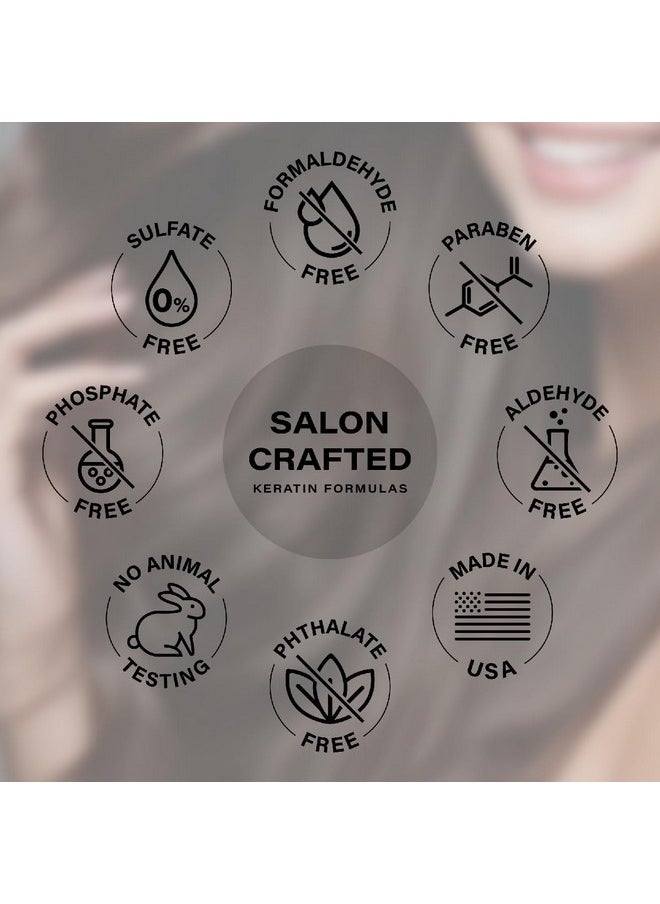 Just Blow - Blow Dry Spray - 6 Oz And 2 Oz Travel Size - Heat Protectant Spray For Hair - Reduces Blow Dry Time, Smoothes And Straightens All Hair Types - Conditions And Adds Shine