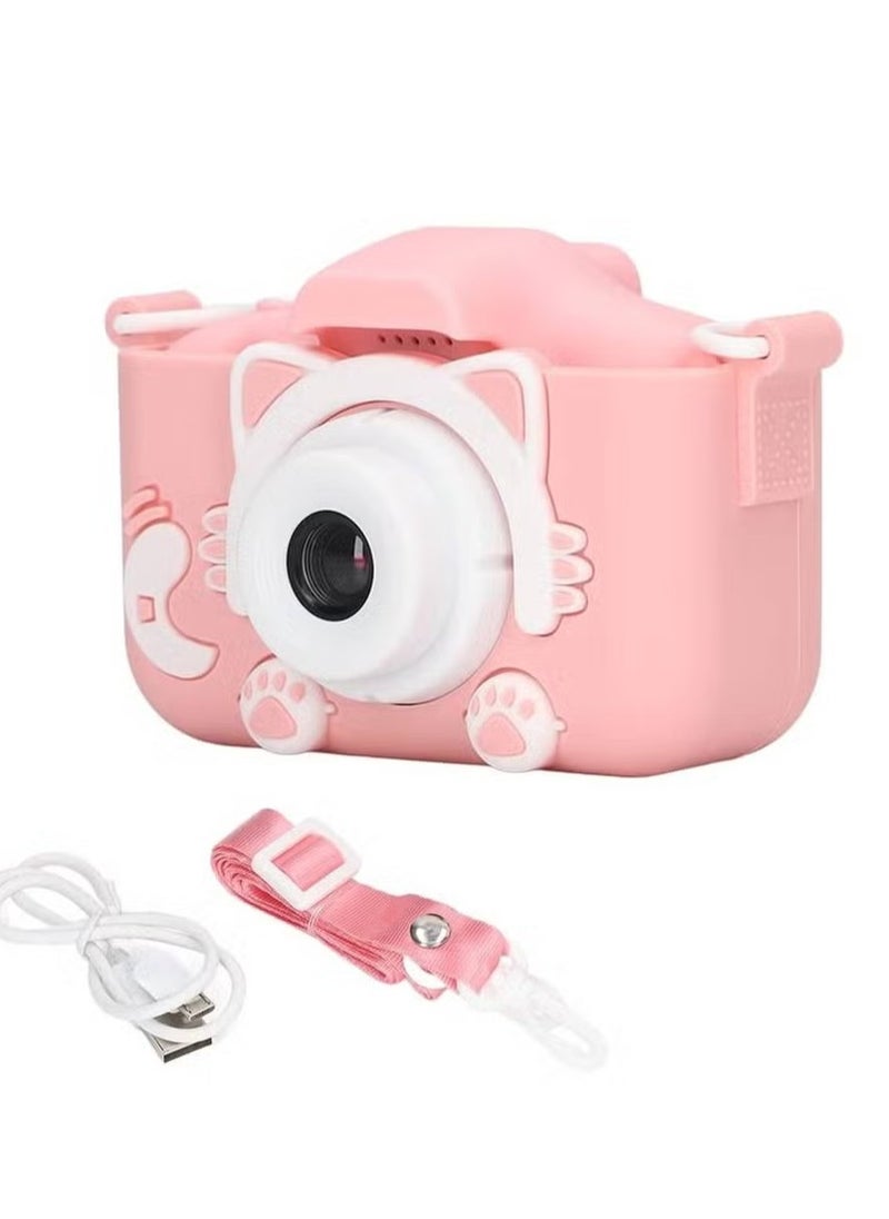 Kids Camera, Face Recognition Portable LED Flash Digital Camera for Kids Birthday Gifts