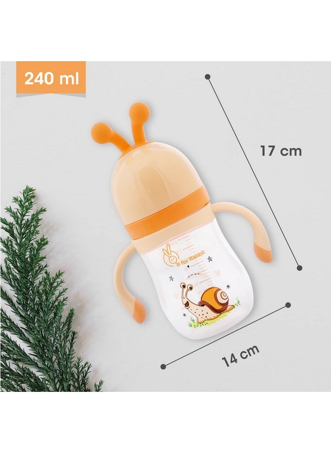 Snozzy Baby Spout Sippy Cup Bottle 240 Ml Soft Silicon Spout For Baby | Kids Of 6 Months +