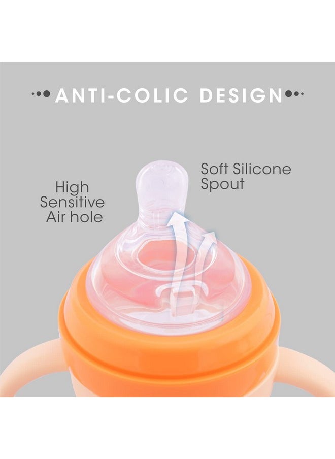 Snozzy Baby Spout Sippy Cup Bottle 240 Ml Soft Silicon Spout For Baby | Kids Of 6 Months +