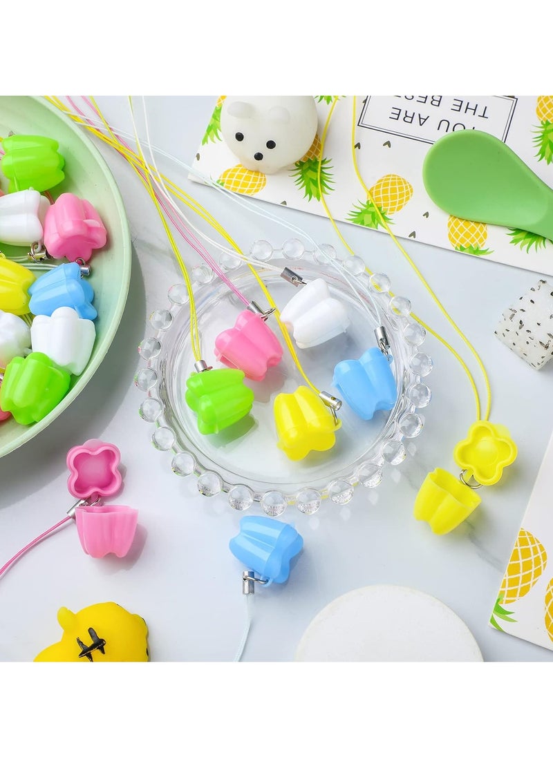 50 Pieces Lost Teeth Saver Necklace Organizer Milk Teeth Storage Box Necklace Cute Fairy Baby Teeth Keepsake Holder Children Teeth Save Box for Lost Teeth Storage Box, Children's Day Gifts