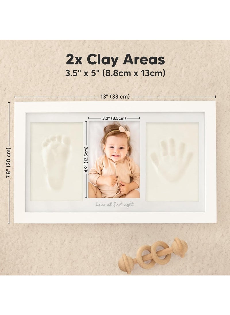 Baby Hand and Footprint Kit - Personalized Baby Gifts, Baby Footprint Kit, Newborn Keepsake Baby Handprint Kit, Baby Nursery Decor, New Baby Gift Sets, Baby Shower Gifts for Girls, Boys