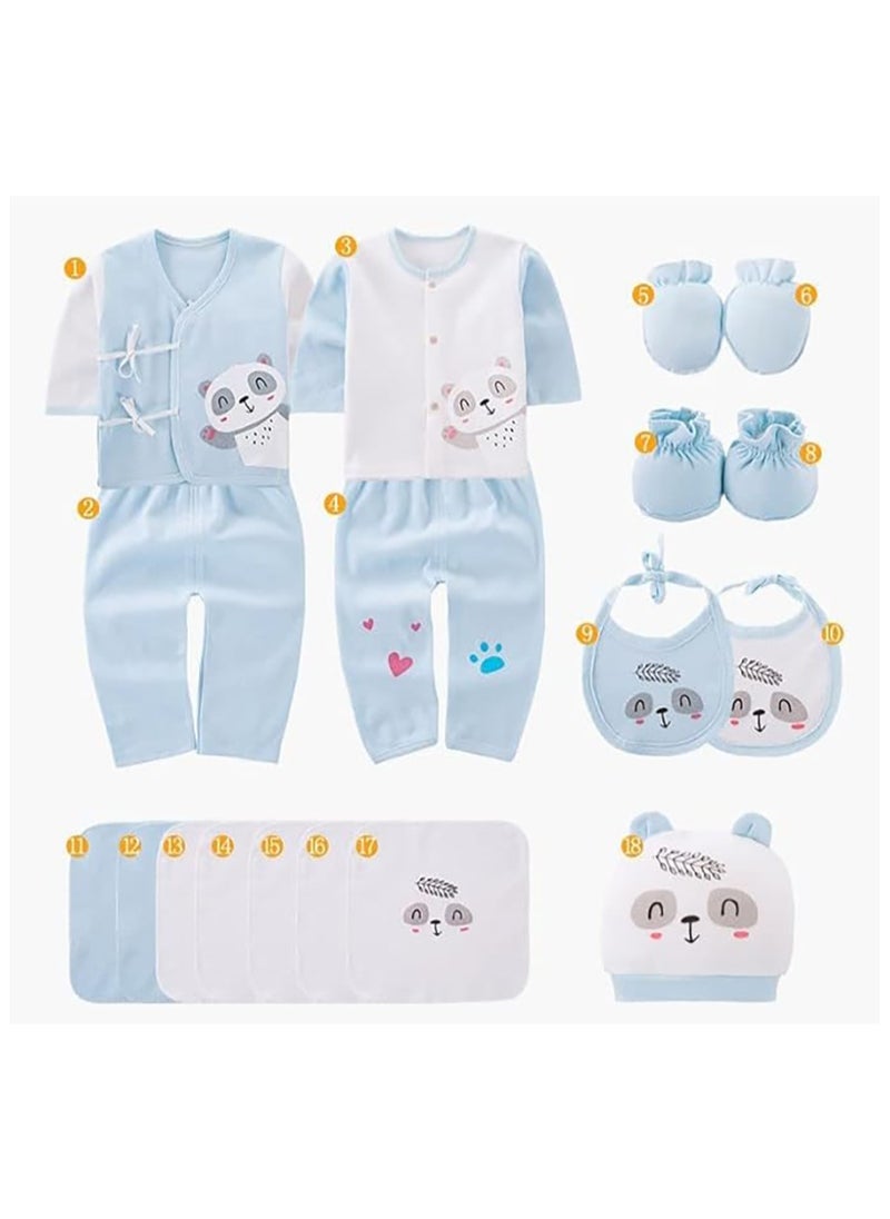 Newborn Baby Gifts Set Newborn Layette Gifts Set Baby Girl Boys Gifts Premium Cotton Baby Clothes Accessories Set Fits Newborn to 3 Months