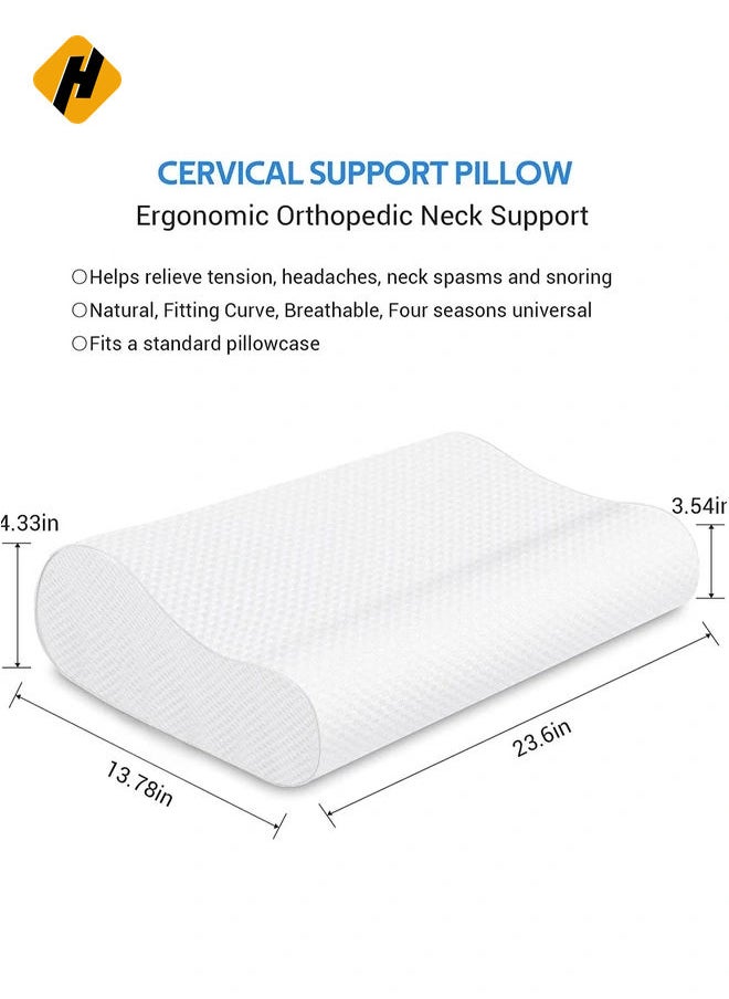 Memory Foam Pillow (23.6