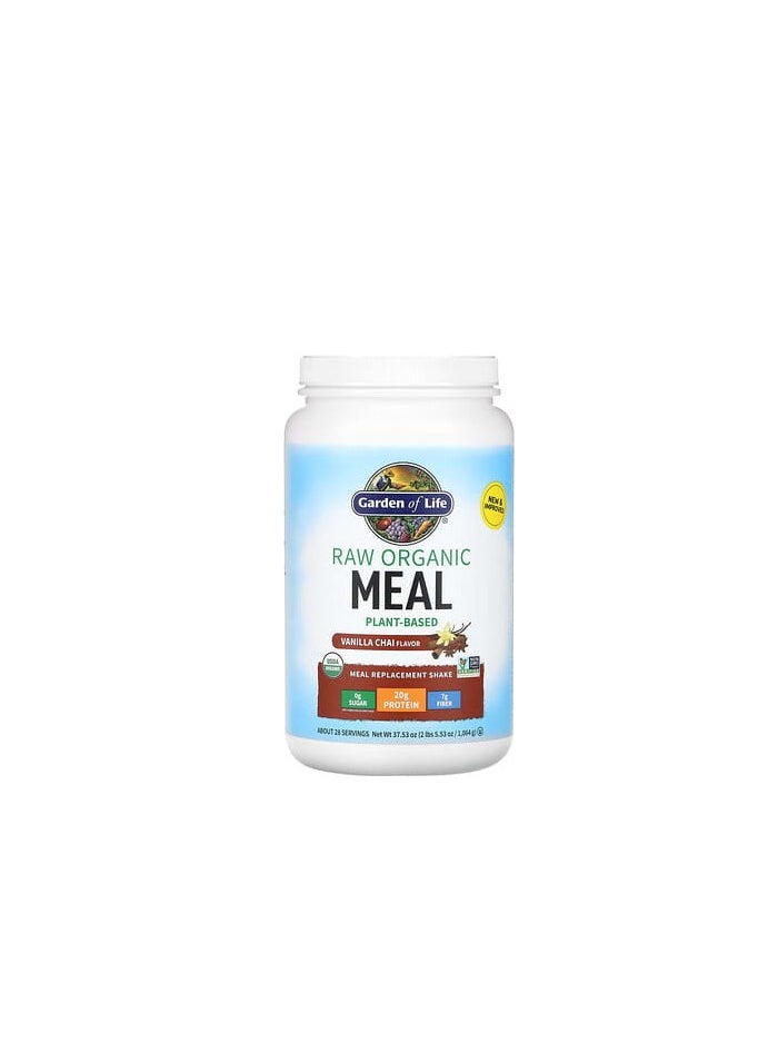 , RAW Organic Meal, Shake & Meal Replacement, Vanilla Chai, 37.53 oz (1,064 g)