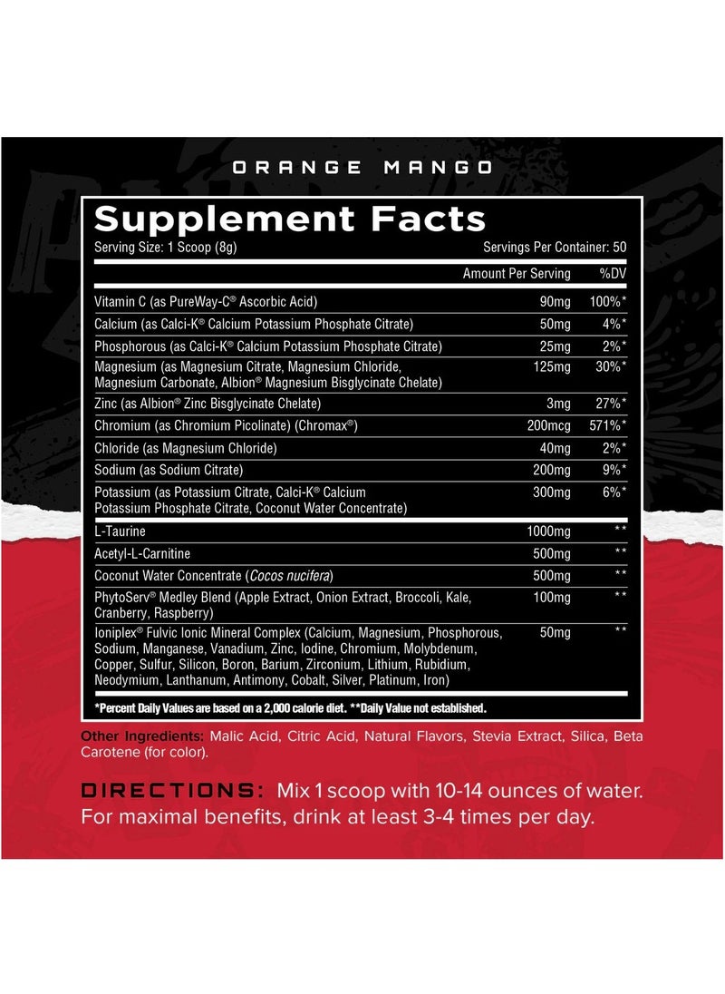 Unmatched Electra Shred Pre-Workout Orange Mango 400g