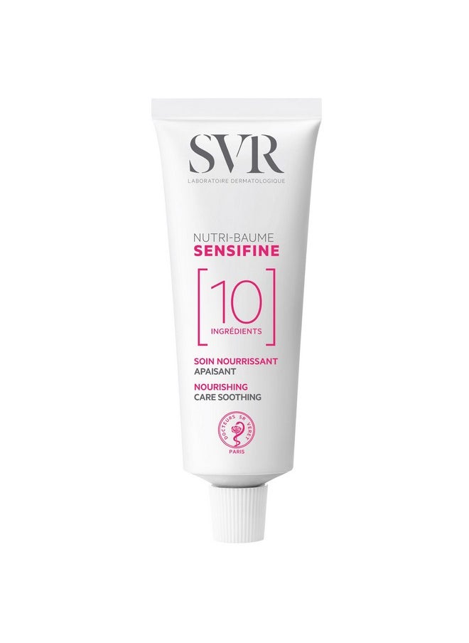 Sensifine Nutri Balm Nourishing Rich Face Cream With Shea Butter & Squalene For Sensitive, Very Dry Skin. 24Hr Soothing, Fragrance-Free Moisturizer, 1.3 Fl.Oz.