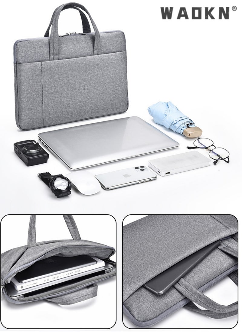 15.6 Inch Laptop Bag Lightweight Computer Bag Travel Business Briefcase Water Resistance Shoulder Messenger Bag Business Briefcase College 14-15.6 Inch Laptop Carrier for Men and Women Work Office
