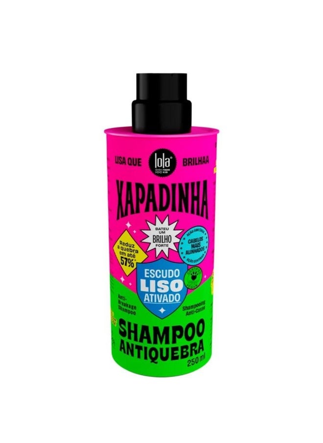 From Rio - Xapadinha - Anti-Breakage Shampoo For Straight Or Straightened Hair, Thermal Protecton, Fiber Alignment, Shine, Frizz Reduction 8.45 Fl Oz