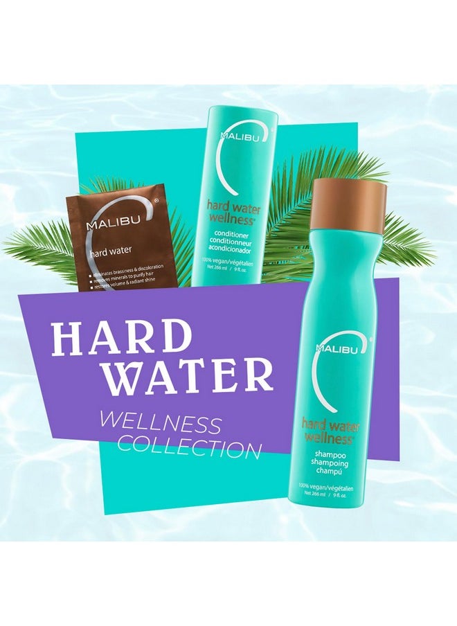 Hard Water Wellness Hair Remedy - Removes Hard Water Deposits & Impurities From Hair - Contains Vitamin C Complex For Shiny Hair + Vibrancy - Hard Water Hair Products (12 Packets)