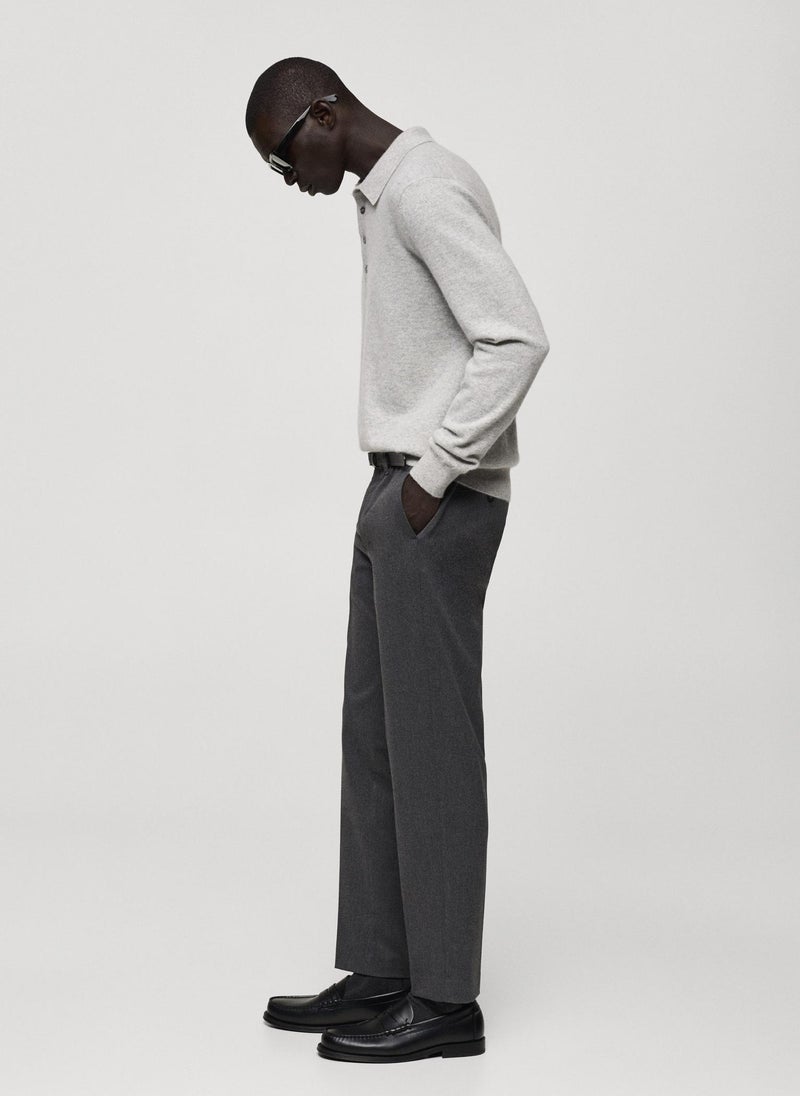 Slim Fit Cotton Pants