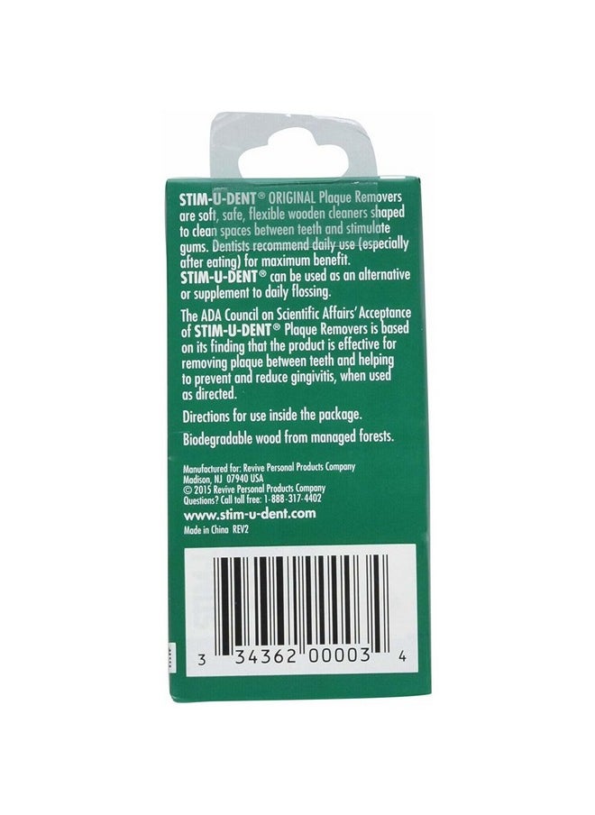 Plaque Removers Mint 100 Each (Pack Of 5)