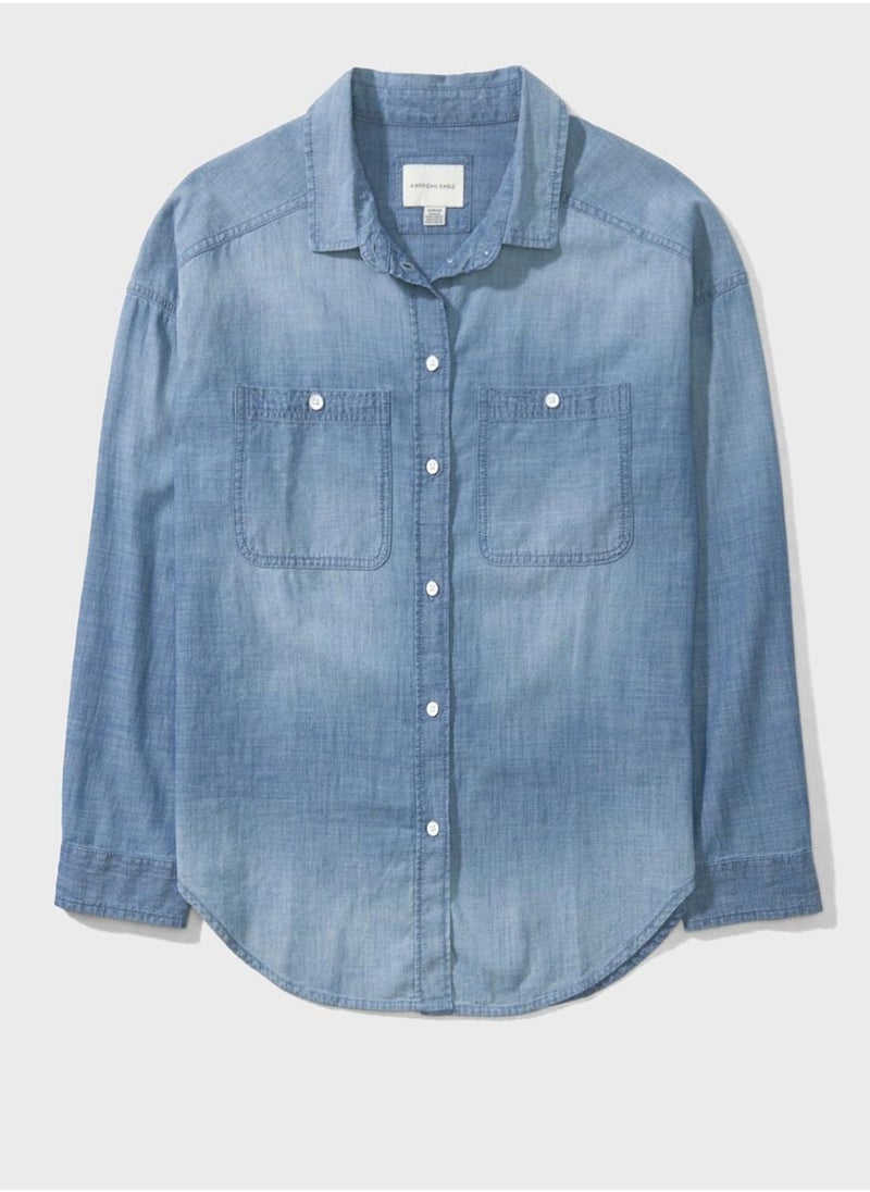 Denim Button Up Shirt