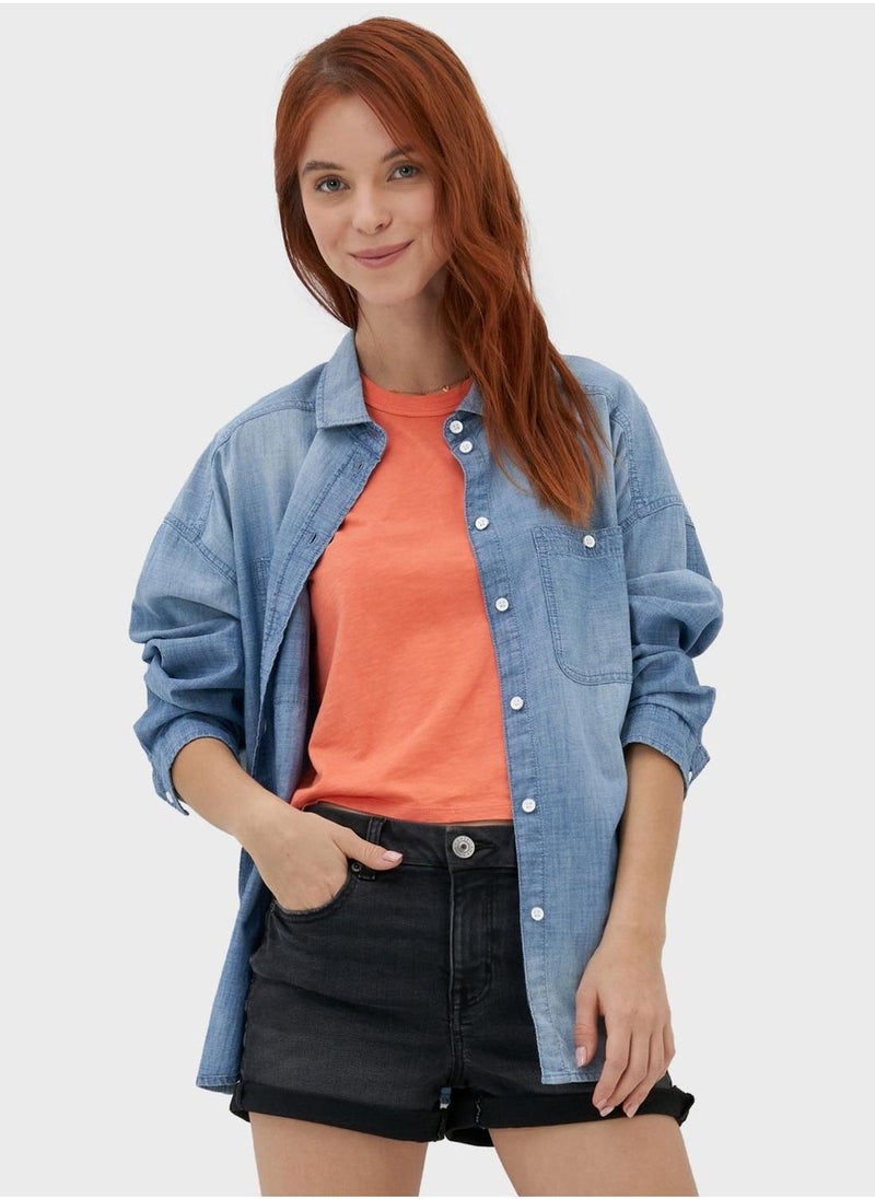 Denim Button Up Shirt