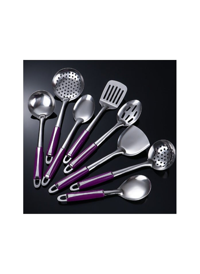 New Stainless Steel Spatula Eight Piece Set