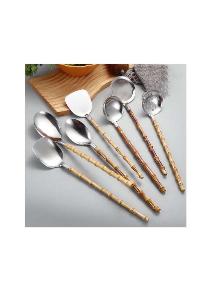 New Stainless Steel Spatula Seven Piece Set