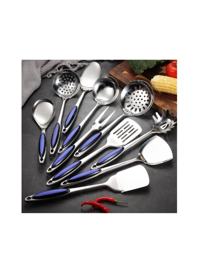 New Stainless Steel Spatula Ten Piece Set