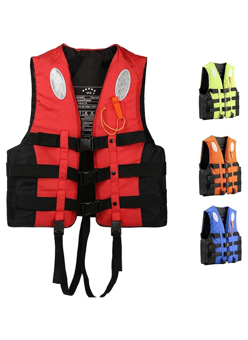 Swimming vest for Water Sports Jet Ski Yacht For Kids Size Medium 5 to 20 Kg 5 to 15 Years Old. (Red)