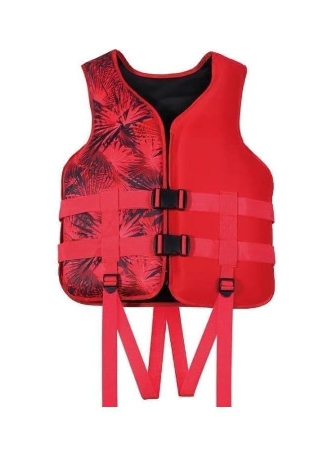 Super Soft Swimming vest Size Large 60 to 75 KG (Red)